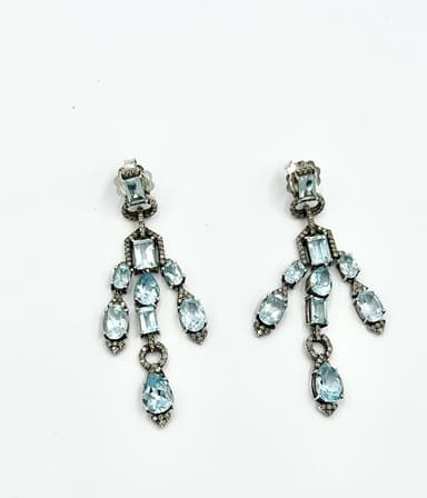 Pendientes de aguamarinas 2