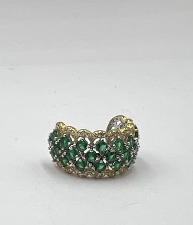 Pendientes Queen Sofía verde 2