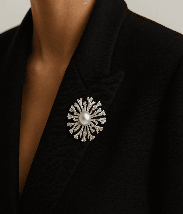 Broche con perla YANES
