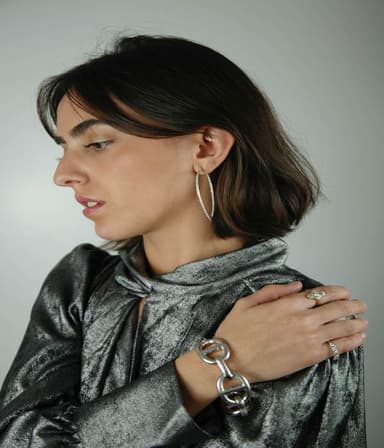 Pulsera de Argento con eslabones calabrote. 3