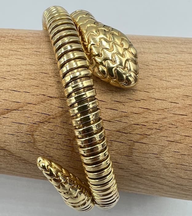 Brazalete doble serpiente Savage.