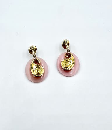 Pendientes AQUA ópalo rosa 2