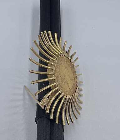 Broche sol Elizabeth II. 2