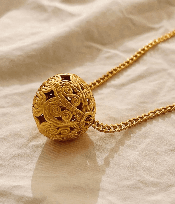 Collar bola de fuego