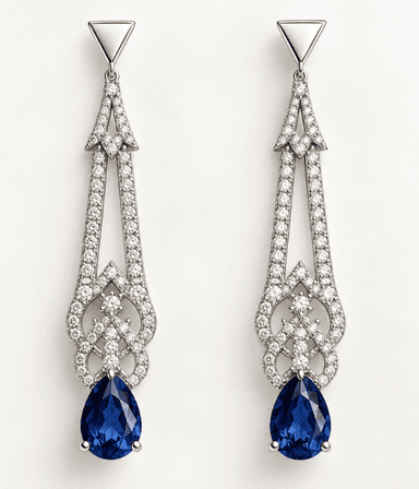 Pendientes Blue Symphony 3