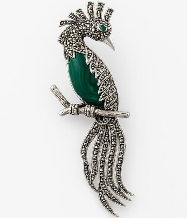 Broche Green Phoenix