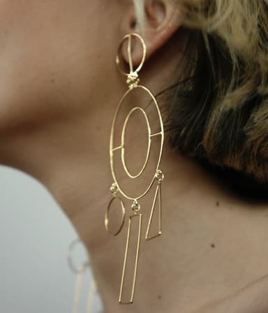 Pendientes geométrico MERCEDES SALAZAR 2