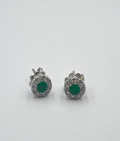 Pendientes esmeraldas YANES 1