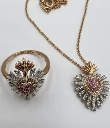 Anillo corazón amuletos de FRIDA. 3