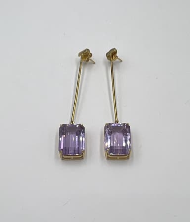 Pendientes Lilas de medianoche 1