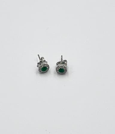 Pendientes esmeraldas YANES 4