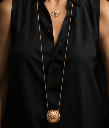Collar bola de fuego 2