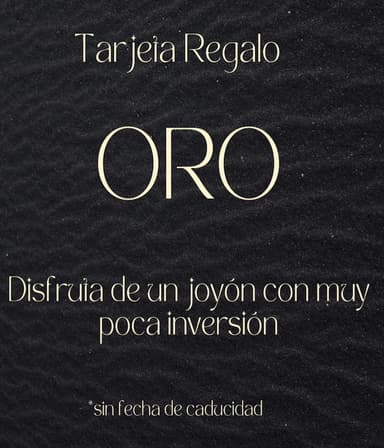 Decide TÚ el importe T.Regalo 1
