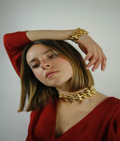 Choker oro amarillo. 2