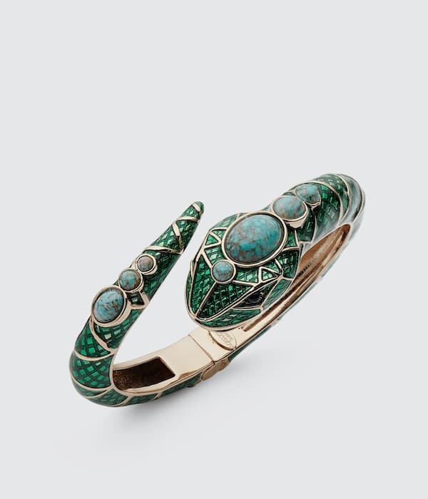 Pulsera serpiente verde. Pulsera serpiente verde.